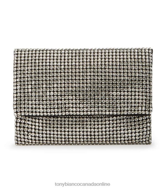 Bling Heels| Tony Bianco Women Maddox Clutch H0FJ306 Clear Crystal
