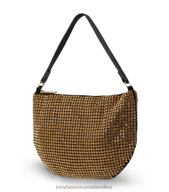 Bling Heels| Tony Bianco Women Mccoy Mini Handbags H0FJ305 Gold Crystal