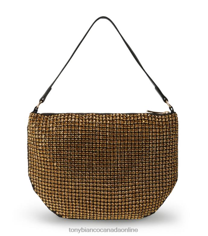 Bling Heels| Tony Bianco Women Mccoy Mini Handbags H0FJ305 Gold Crystal
