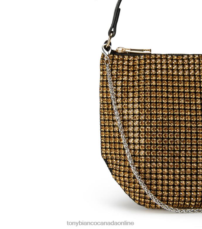Bling Heels| Tony Bianco Women Mccoy Mini Handbags H0FJ305 Gold Crystal