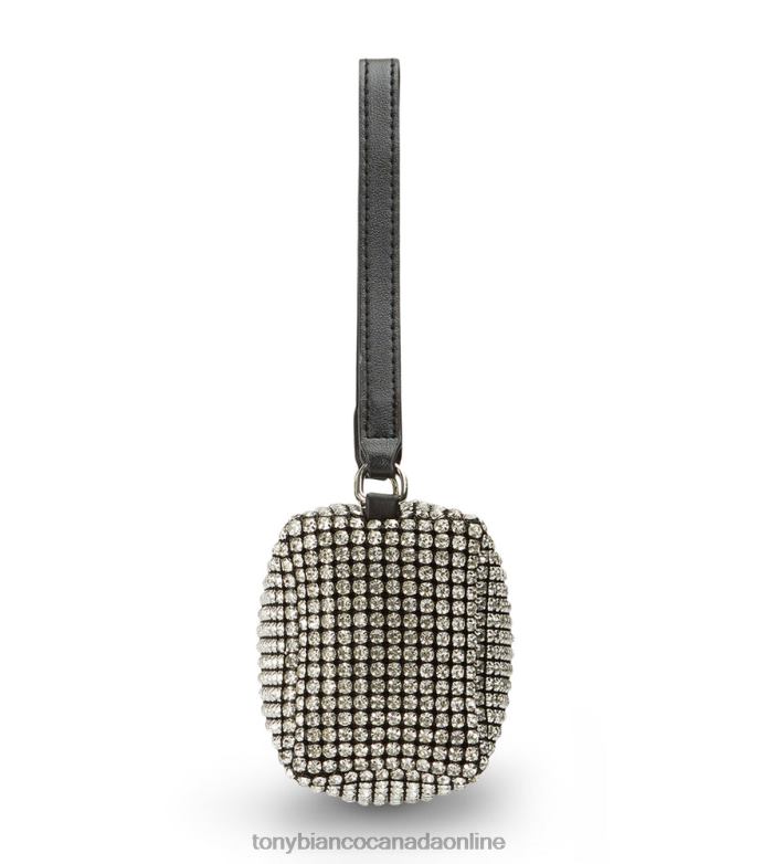 Bling Heels| Tony Bianco Women Moma Mini Handbags H0FJ310 Clear Crystal