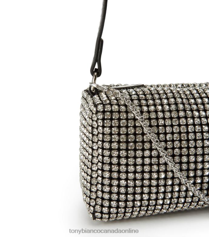 Bling Heels| Tony Bianco Women Moma Mini Handbags H0FJ310 Clear Crystal