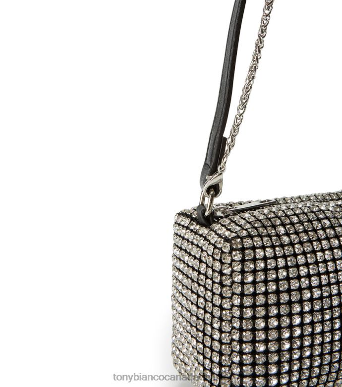Bling Heels| Tony Bianco Women Moma Mini Handbags H0FJ310 Clear Crystal