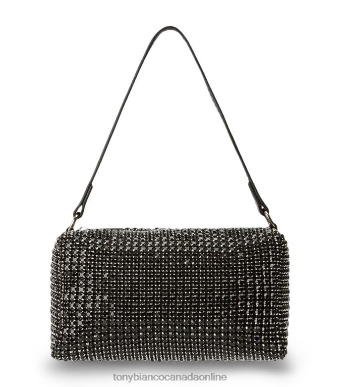 Bling Heels| Tony Bianco Women Moma Mini Handbags H0FJ311 Black Crystal