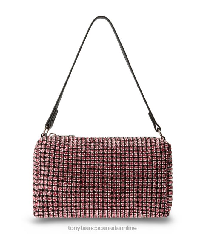 Bling Heels| Tony Bianco Women Moma Mini Handbags H0FJ313 Pink Crystal