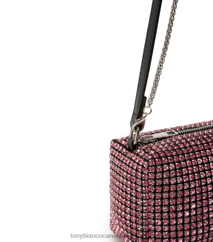 Bling Heels| Tony Bianco Women Moma Mini Handbags H0FJ313 Pink Crystal