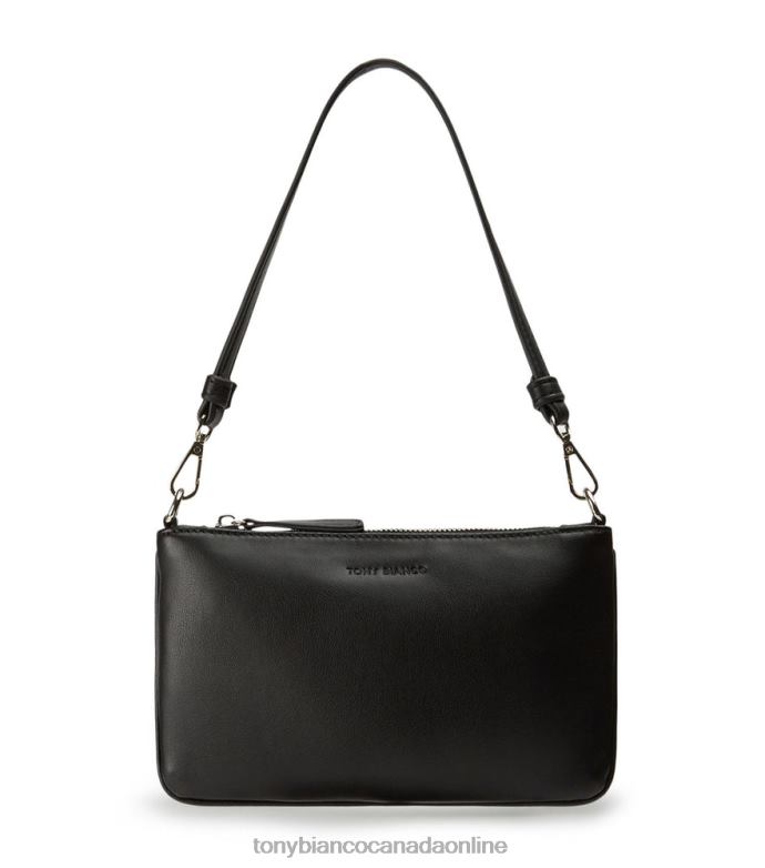 Handbags| Tony Bianco Women Banjo Shoulder Bag H0FJ706 Black Leather