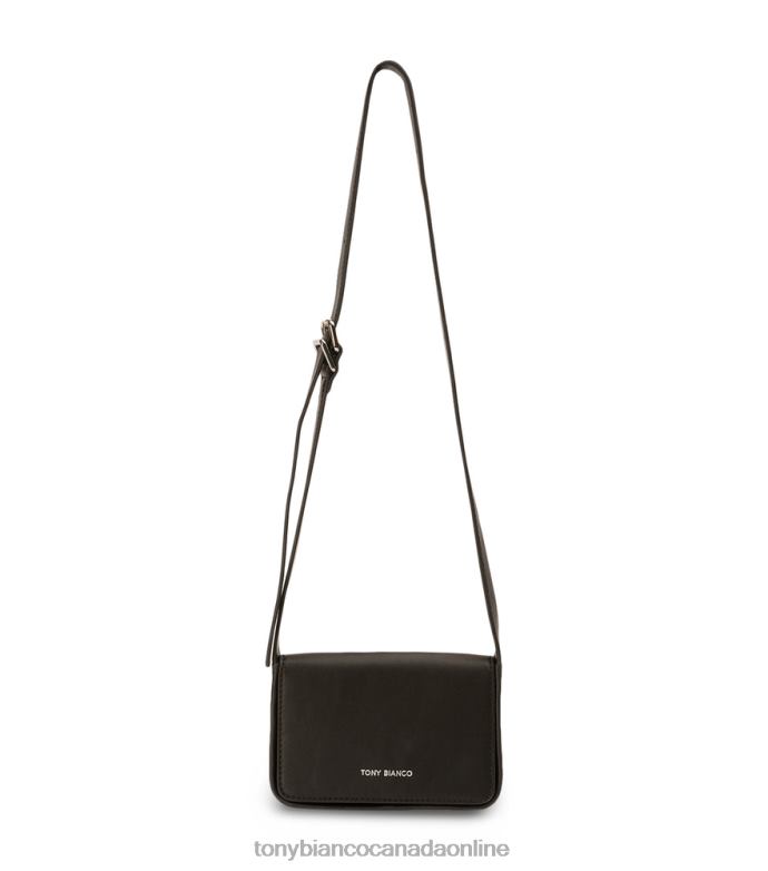 Handbags| Tony Bianco Women Janey Shoulder Bag H0FJ673 Black Leather