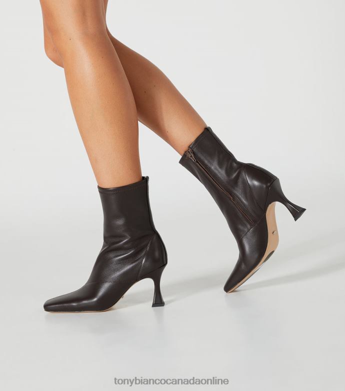 Ankle boots| Tony Bianco Women Fomo Ankle Boots H0FJ500 Chocolate Nappa