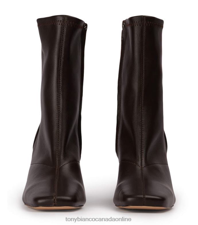Ankle boots| Tony Bianco Women Fomo Ankle Boots H0FJ500 Chocolate Nappa