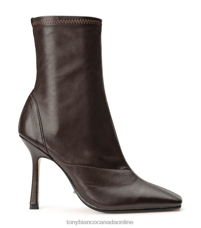 Ankle boots| Tony Bianco Women Halsey Ankle Boots H0FJ530 Chocolate Nappa