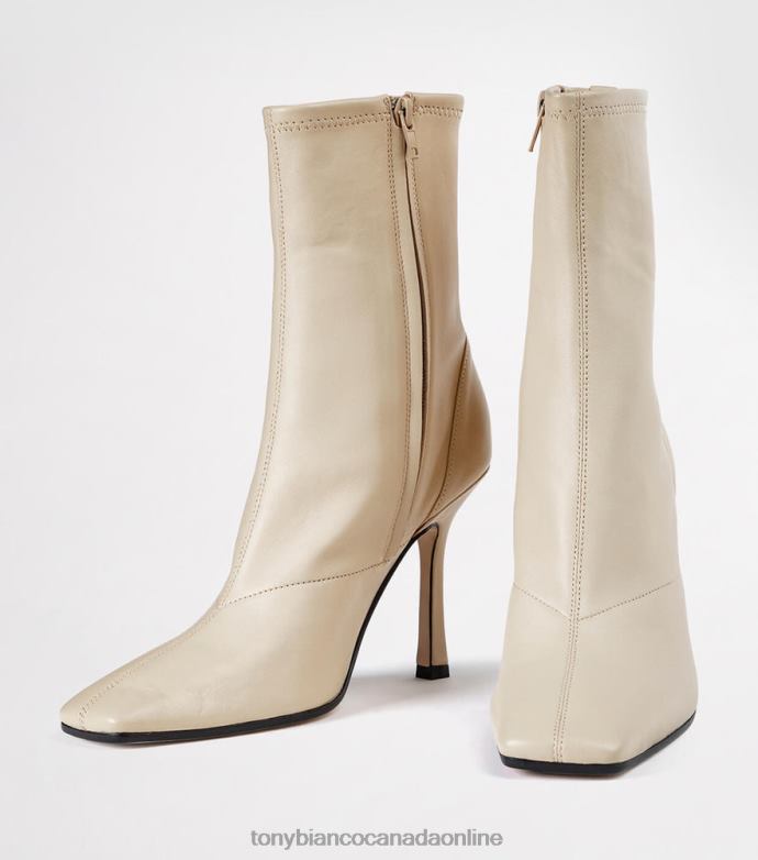 Ankle boots| Tony Bianco Women Halsey Ankle Boots H0FJ533 Vanilla Nappa