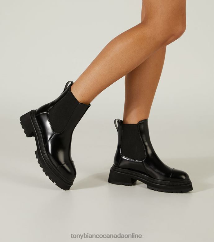 Ankle boots| Tony Bianco Women Hurricane Ankle Boots H0FJ514 Black Hi Shine