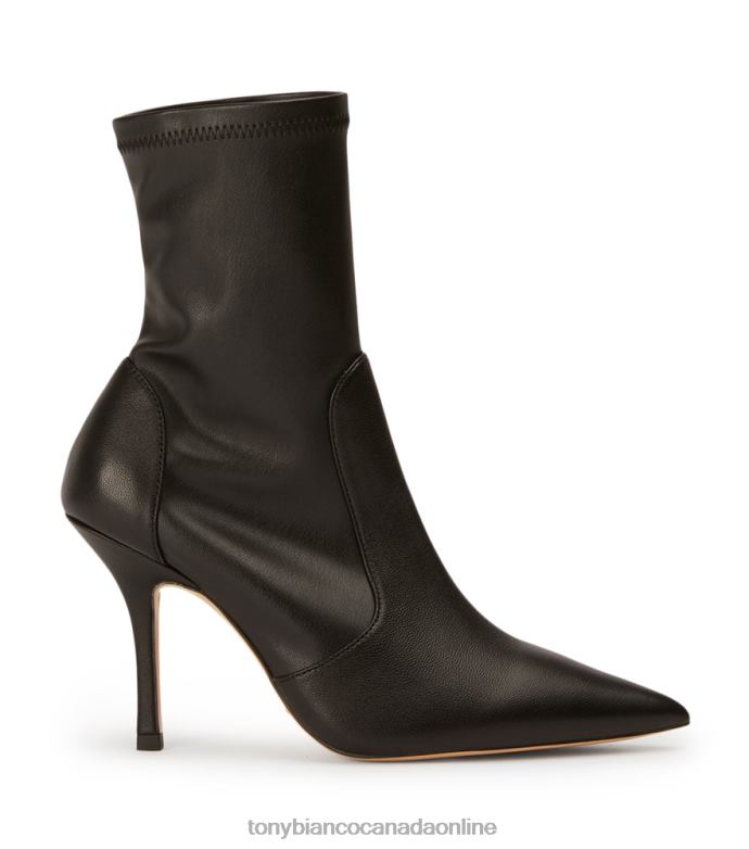 Ankle boots| Tony Bianco Women Kartia Ankle Boots H0FJ482 Black Nappa/Black Venezia
