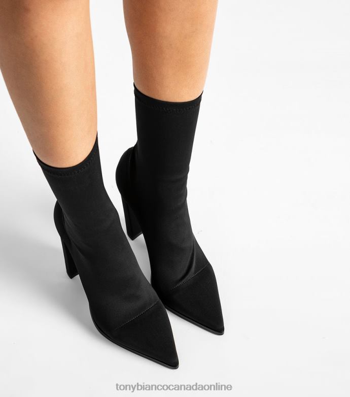Ankle boots| Tony Bianco Women Lila Ankle Boots H0FJ535 Black Lycra
