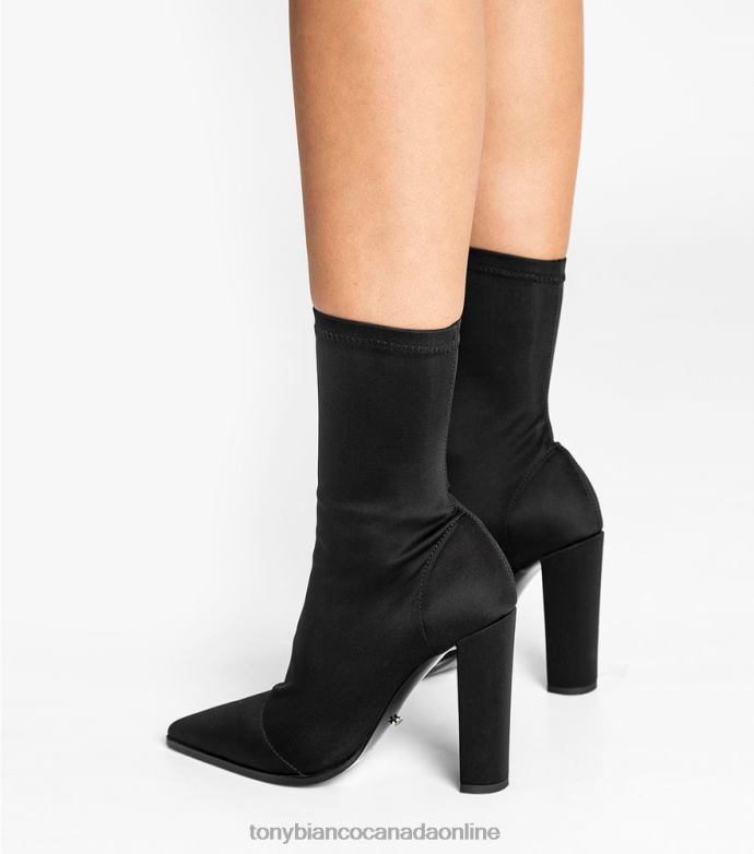 Ankle boots| Tony Bianco Women Lila Ankle Boots H0FJ535 Black Lycra