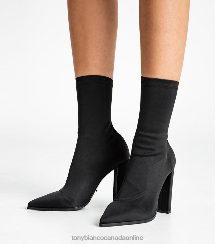 Ankle boots| Tony Bianco Women Lila Ankle Boots H0FJ535 Black Lycra