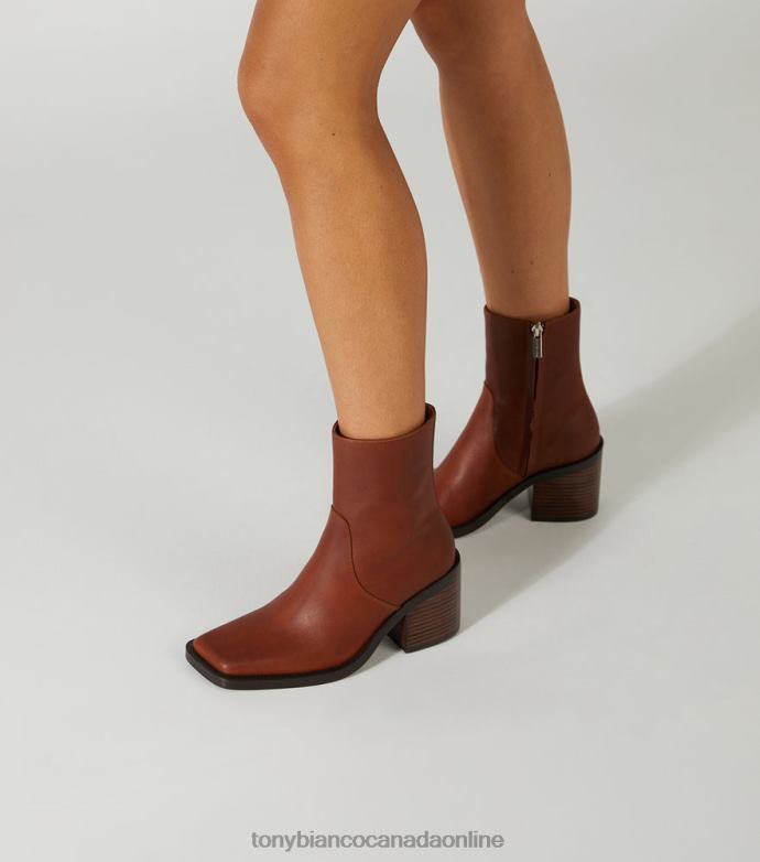 Ankle boots| Tony Bianco Women Prince Ankle Boots H0FJ549 Cognac