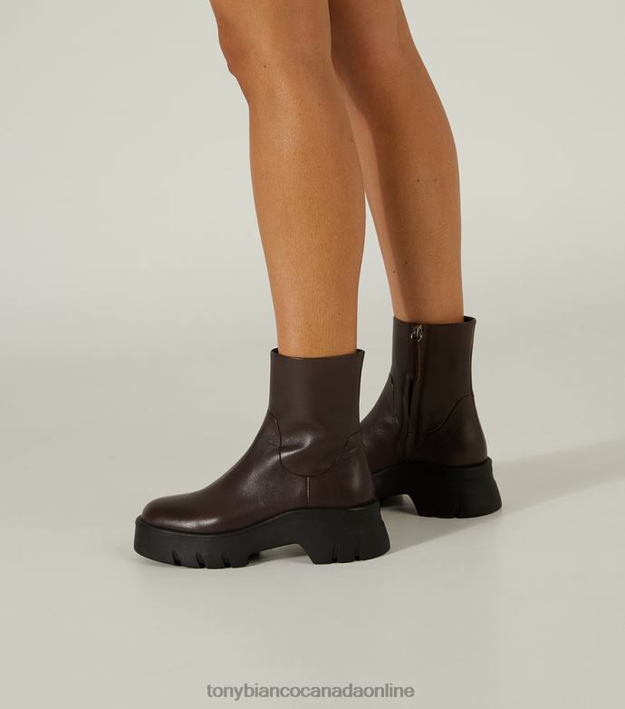 Ankle boots| Tony Bianco Women Rumble Ankle Boots H0FJ516 Choc Como
