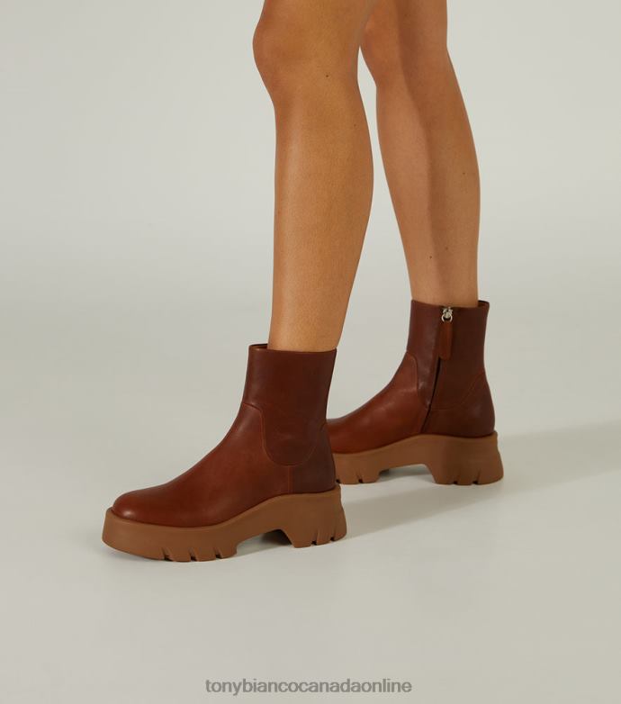 Ankle boots| Tony Bianco Women Rumble Ankle Boots H0FJ546 Cognac
