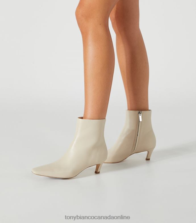 Ankle boots| Tony Bianco Women Vicci Ankle Boots H0FJ542 Vanilla Nappa