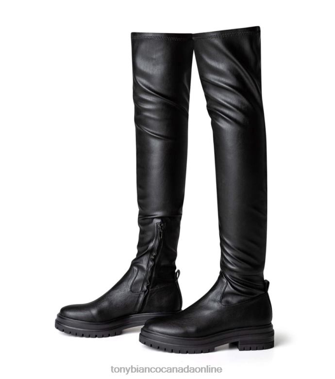 Combat Boots| Tony Bianco Women Wild Long Boots H0FJ562 Black Venezia