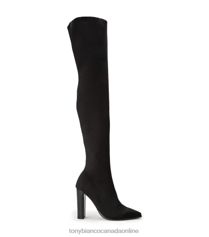 Heeled Boots| Tony Bianco Women Lucca Long Boots H0FJ574 Black Sock Knit