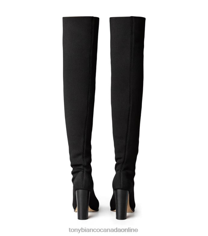 Heeled Boots| Tony Bianco Women Lucca Long Boots H0FJ574 Black Sock Knit