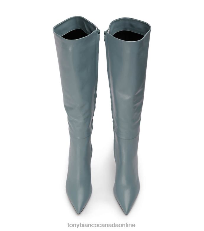 Knee High Boots| Tony Bianco Women Apollo Calf Boots H0FJ402 Steel Nappa
