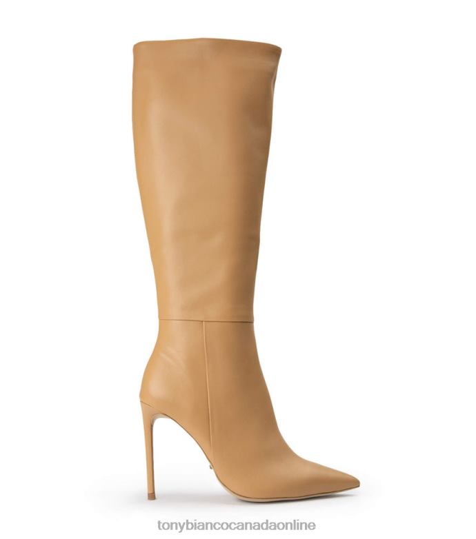 Knee High Boots| Tony Bianco Women Apollo Calf Boots H0FJ439 Honey Nappa