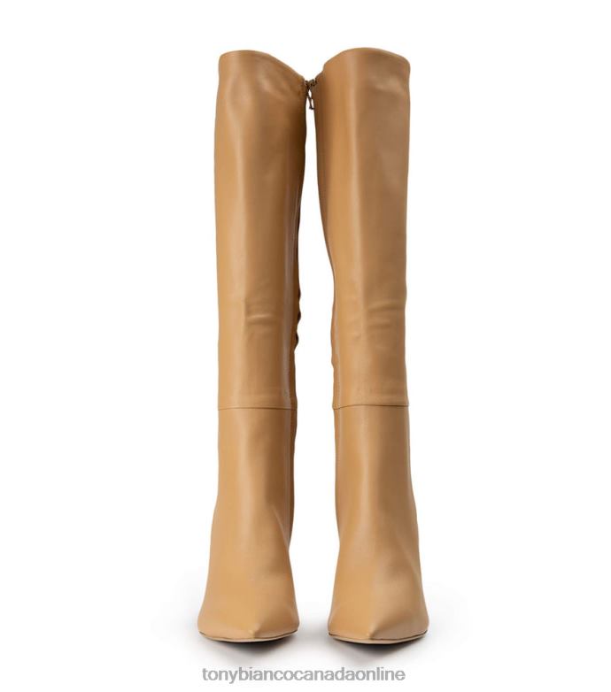 Knee High Boots| Tony Bianco Women Apollo Calf Boots H0FJ439 Honey Nappa