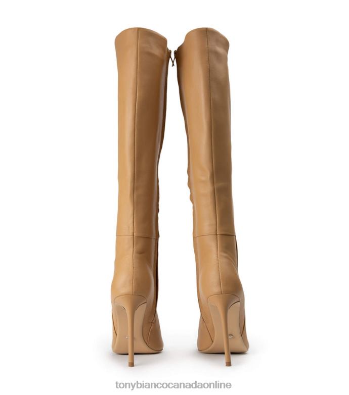 Knee High Boots| Tony Bianco Women Apollo Calf Boots H0FJ439 Honey Nappa