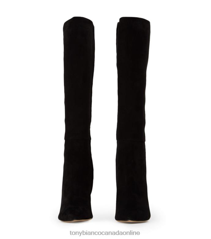 Knee High Boots| Tony Bianco Women Apollo Calf Boots H0FJ467 Black Suede