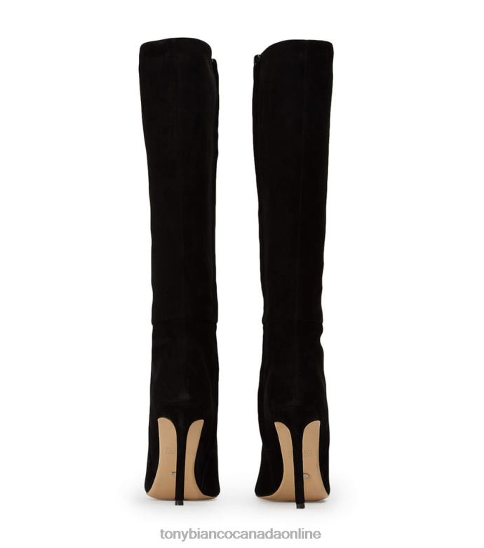 Knee High Boots| Tony Bianco Women Apollo Calf Boots H0FJ467 Black Suede