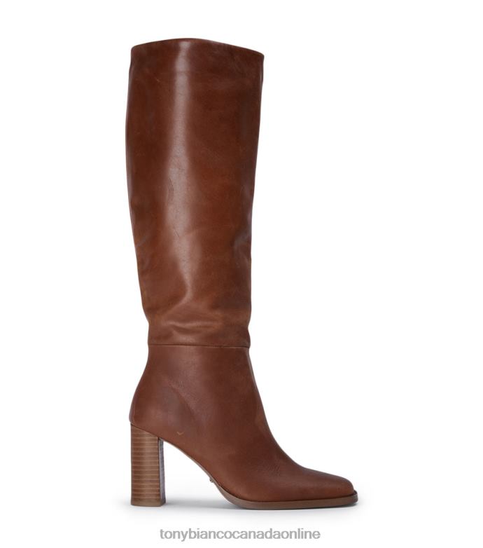 Knee High Boots| Tony Bianco Women Asher Calf Boots H0FJ423 Cognac
