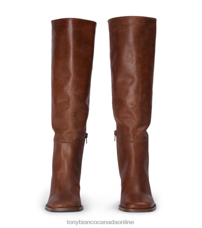 Knee High Boots| Tony Bianco Women Asher Calf Boots H0FJ423 Cognac