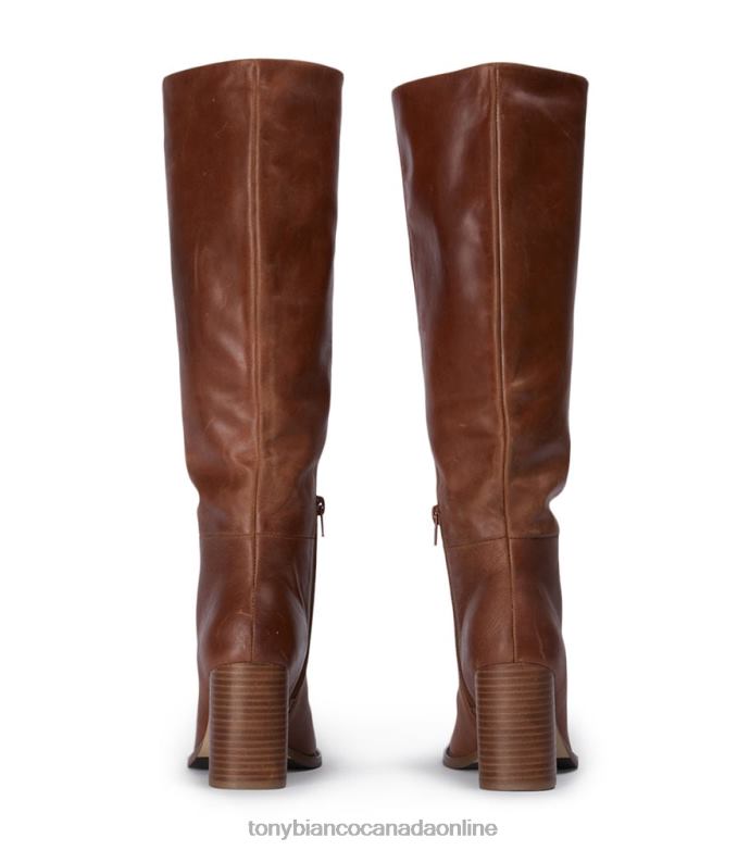Knee High Boots| Tony Bianco Women Asher Calf Boots H0FJ423 Cognac
