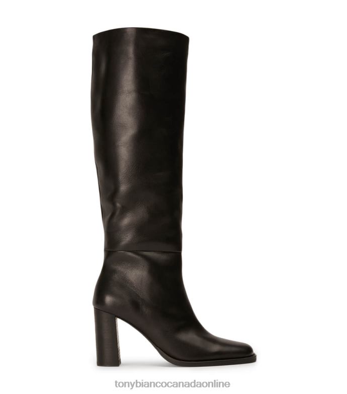 Knee High Boots| Tony Bianco Women Asher Calf Boots H0FJ462 Black Como