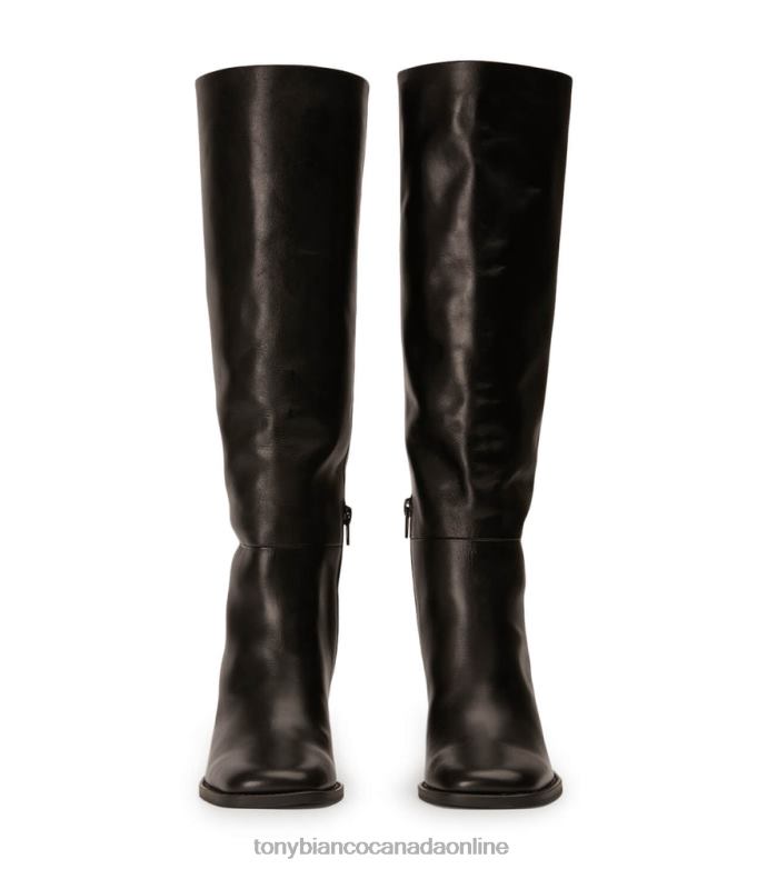 Knee High Boots| Tony Bianco Women Asher Calf Boots H0FJ462 Black Como