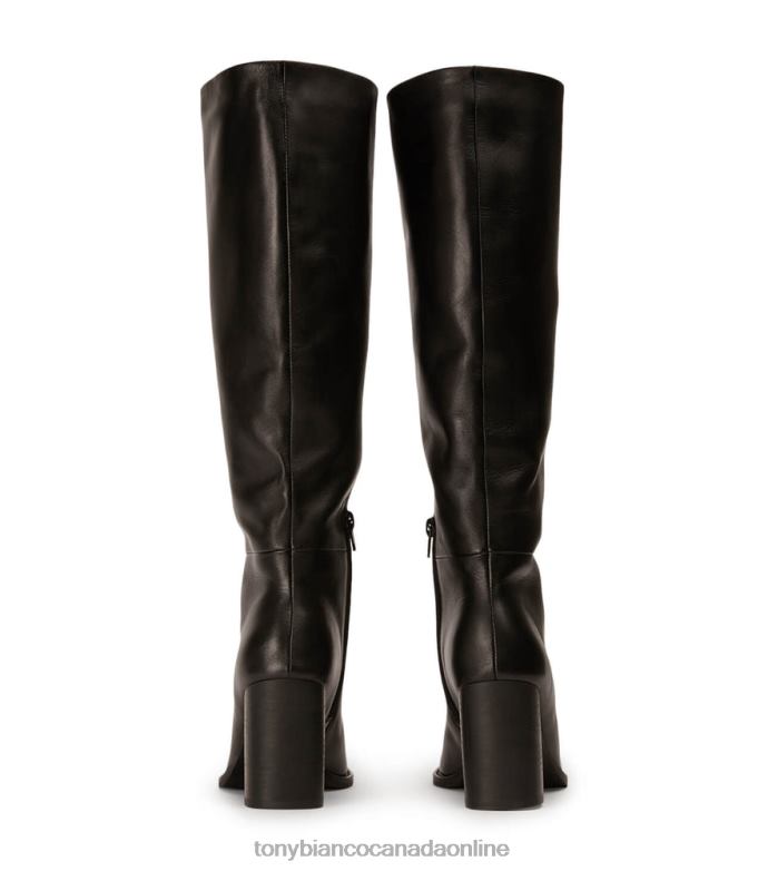 Knee High Boots| Tony Bianco Women Asher Calf Boots H0FJ462 Black Como