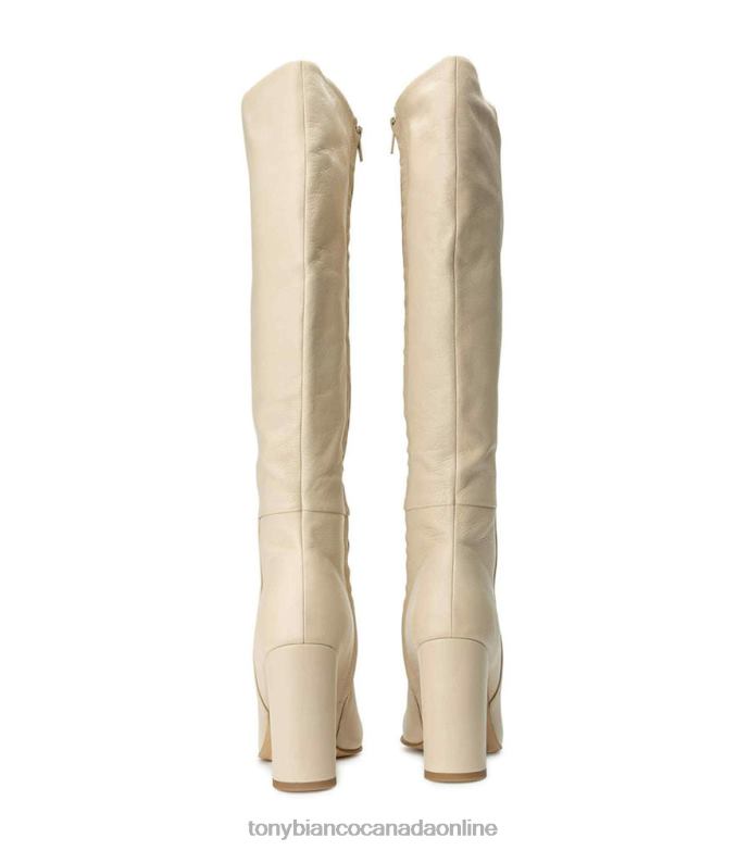 Knee High Boots| Tony Bianco Women Bellez Calf Boots H0FJ444 Vanilla Venice