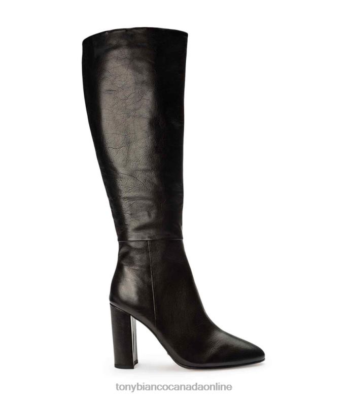 Knee High Boots| Tony Bianco Women Bellez Calf Boots H0FJ446 Black Venice