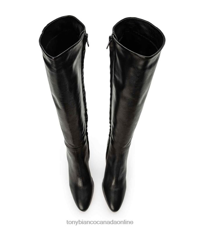 Knee High Boots| Tony Bianco Women Bellez Calf Boots H0FJ446 Black Venice
