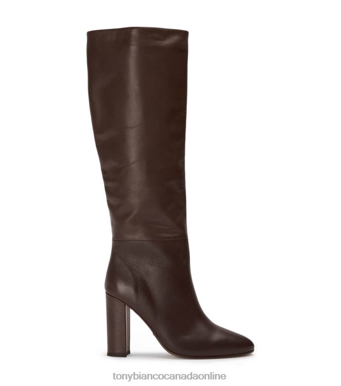 Knee High Boots| Tony Bianco Women Boss Calf Boots H0FJ432 Choc Como