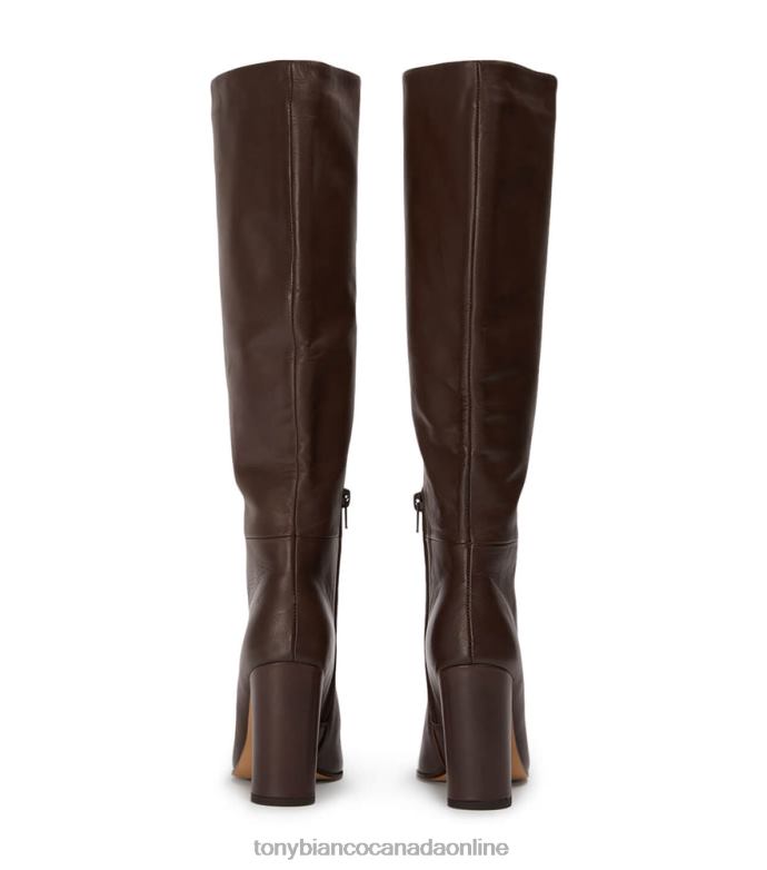 Knee High Boots| Tony Bianco Women Boss Calf Boots H0FJ432 Choc Como
