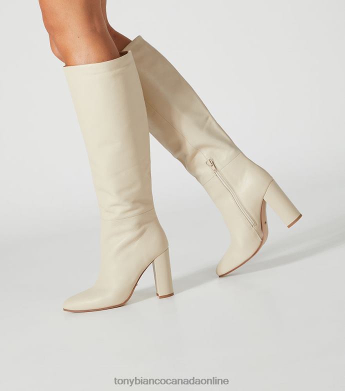 Knee High Boots| Tony Bianco Women Boss Calf Boots H0FJ434 Vanilla Venice