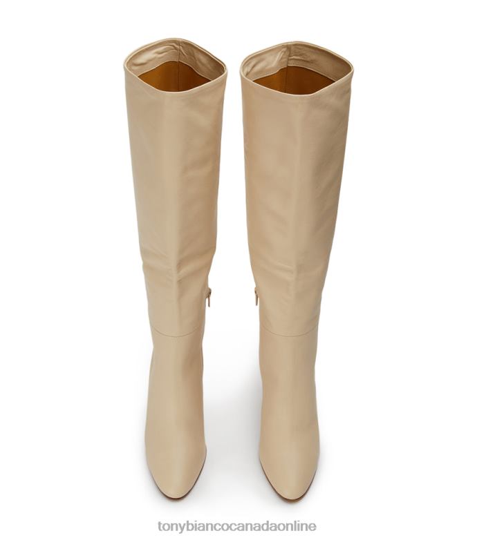 Knee High Boots| Tony Bianco Women Boss Calf Boots H0FJ434 Vanilla Venice