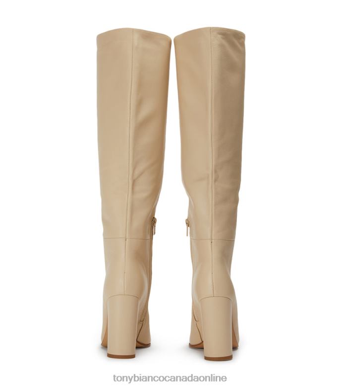 Knee High Boots| Tony Bianco Women Boss Calf Boots H0FJ434 Vanilla Venice