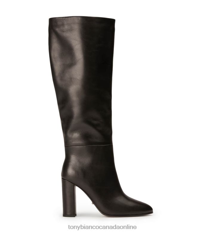 Knee High Boots| Tony Bianco Women Boss Calf Boots H0FJ438 Black Como