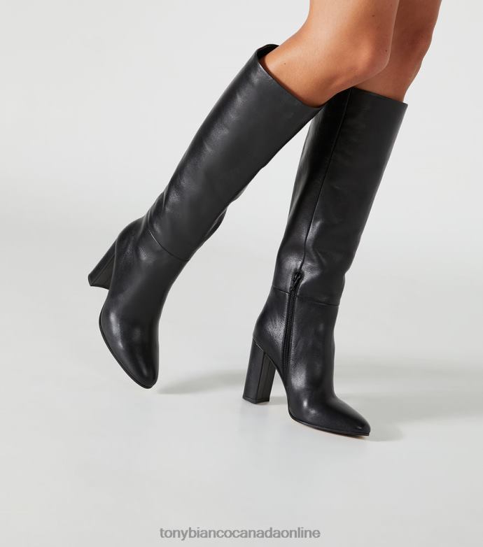 Knee High Boots| Tony Bianco Women Boss Calf Boots H0FJ438 Black Como